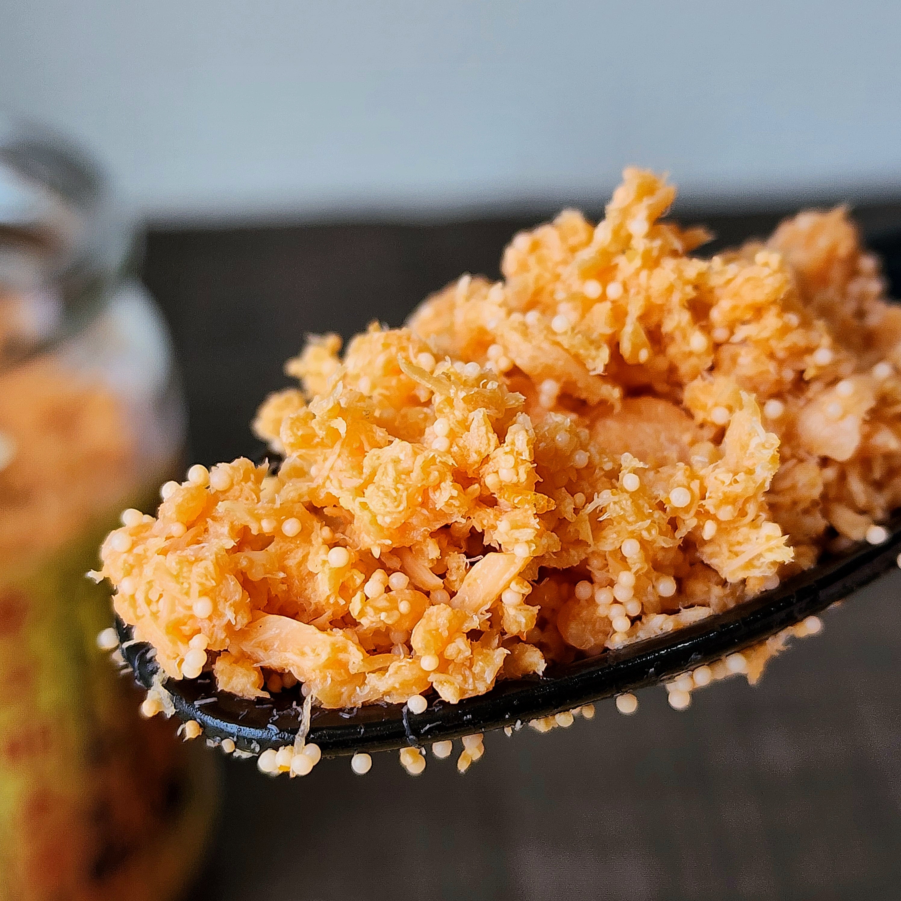 ドン・キホーテのおすすめフード「荒ほぐし鮭フレーク 辛子明太風味」