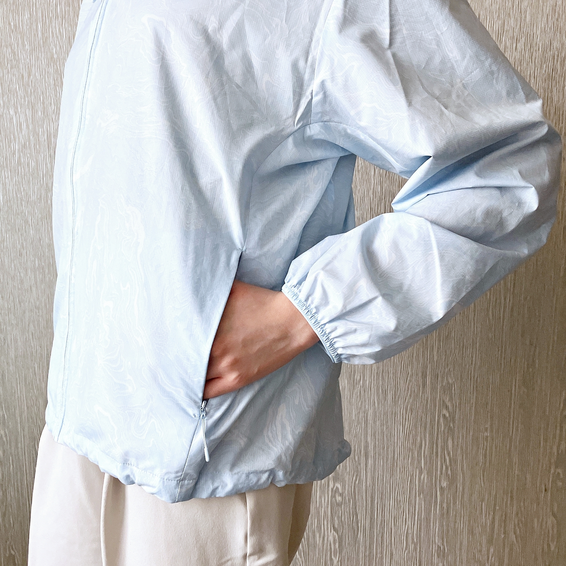 UNIQLO（ユニクロ）のおすすめアウター「ポケッタブルUVカットパーカ（ガラ）」