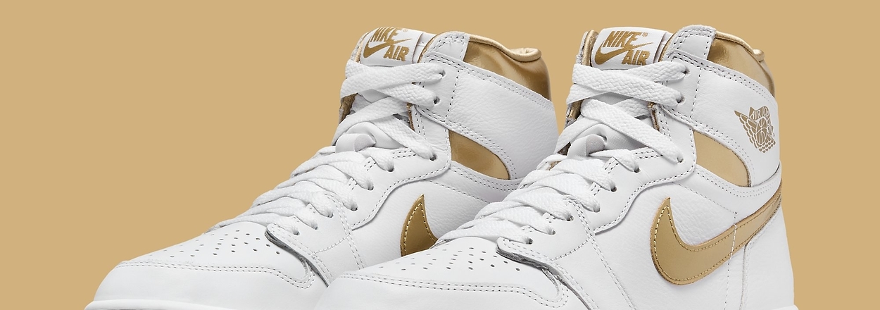 Air Jordan 1 High Women's 'White & Gold' FD2596-107 Release Date February  2024