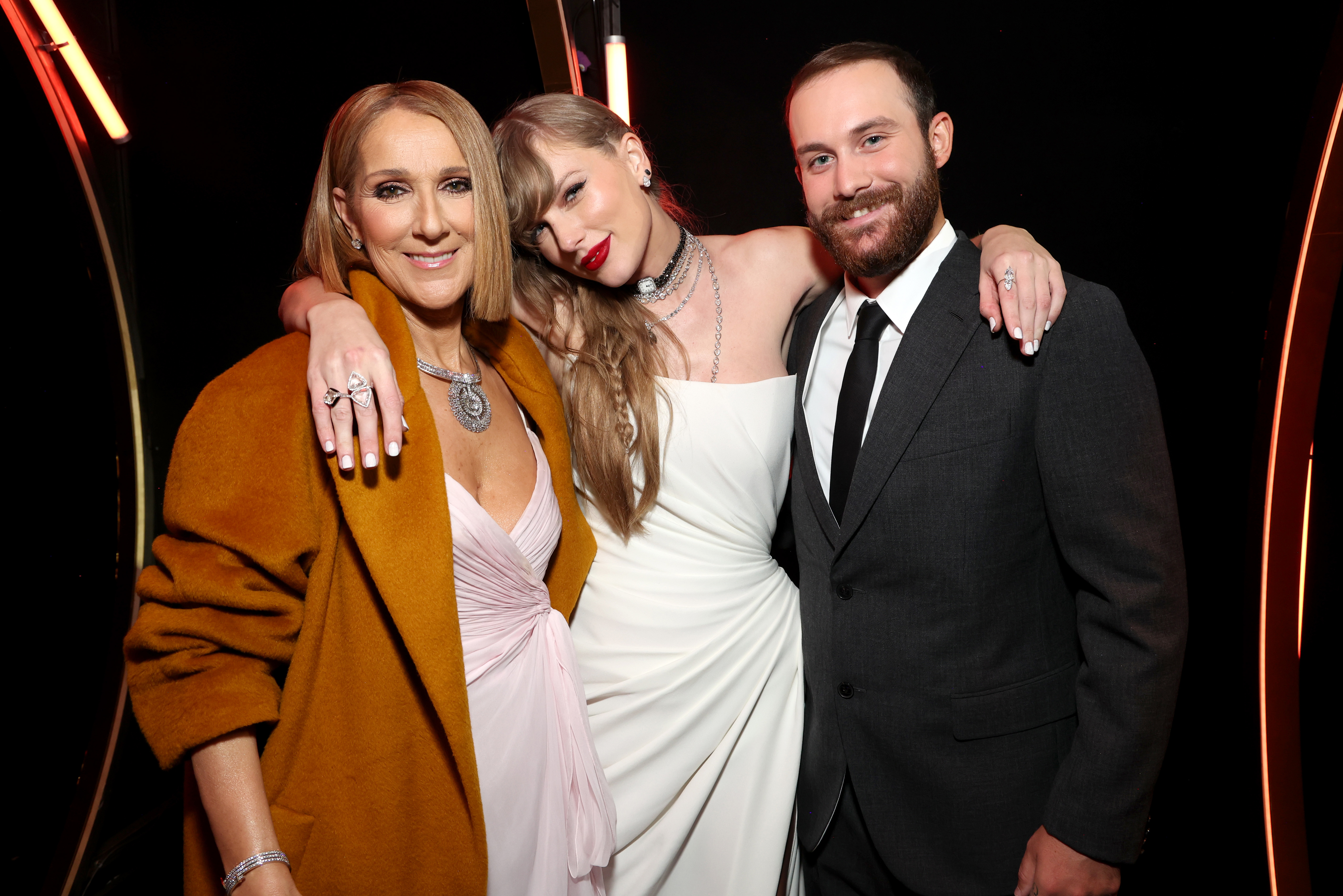 Céline Dion, Taylor Swift, and Céline&#x27;s son, René-Charles