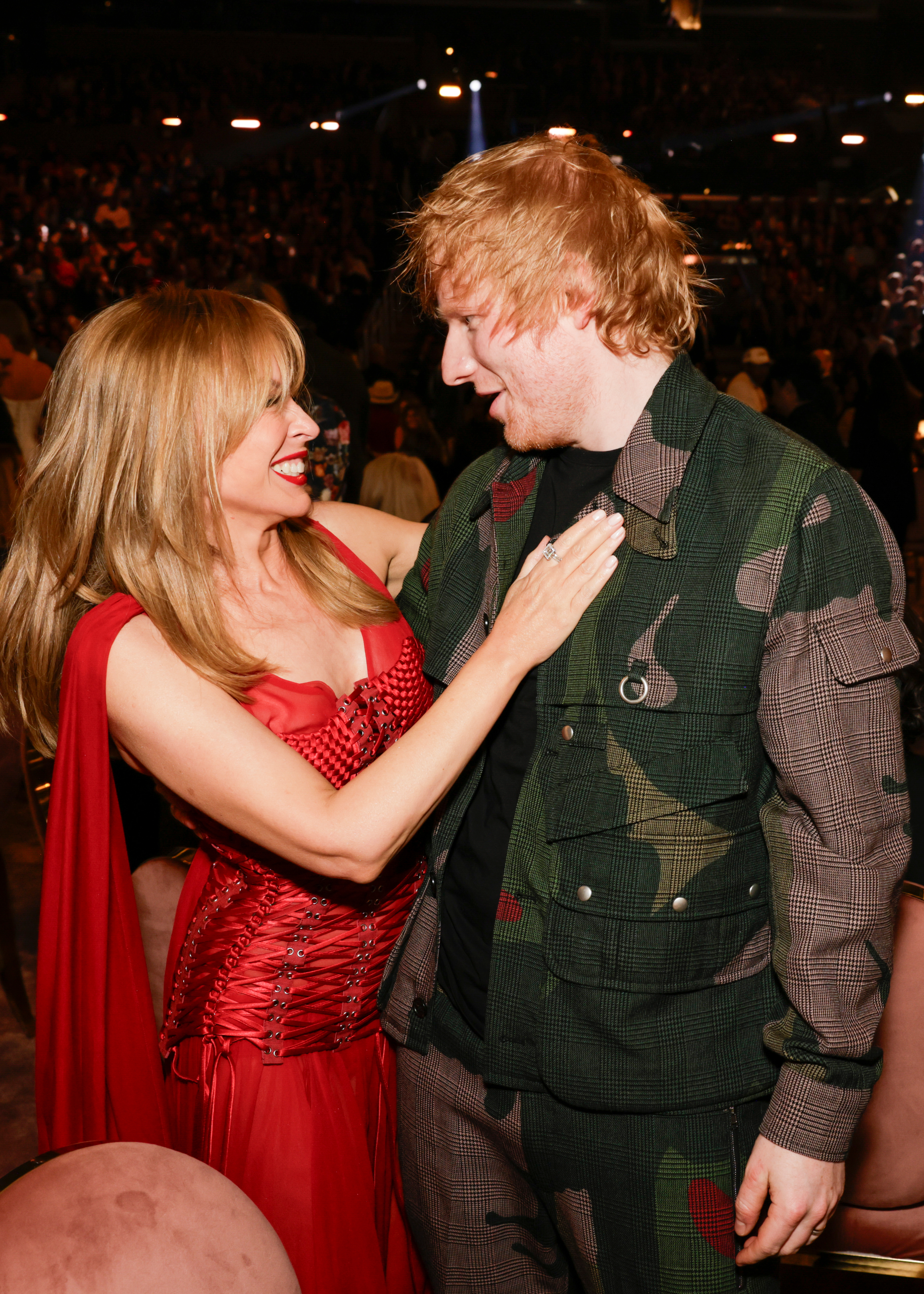 Kylie Minogue and Ed Sheeran