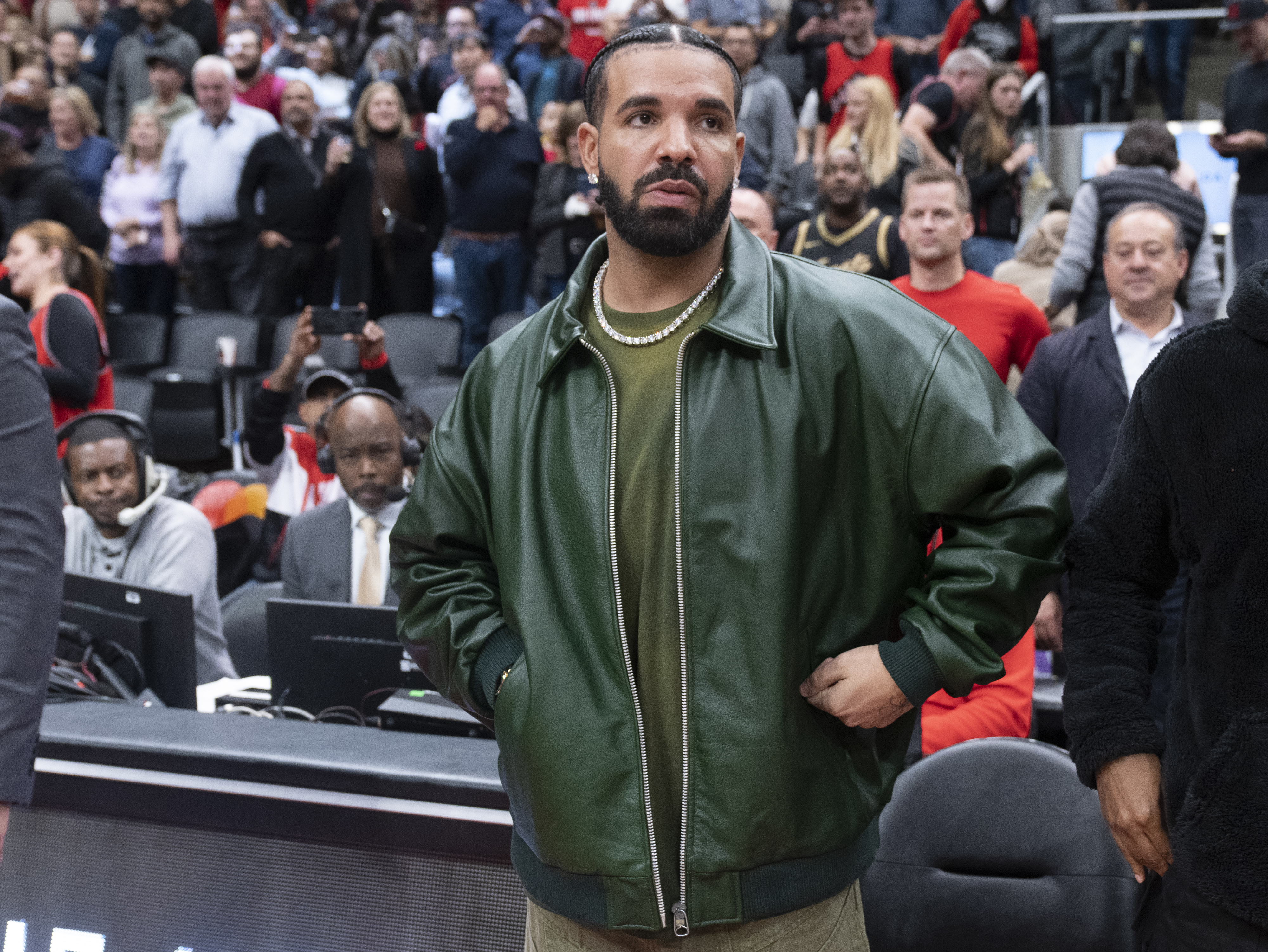 Drake Leather Varsity Jacket - Shop Celebs Wear