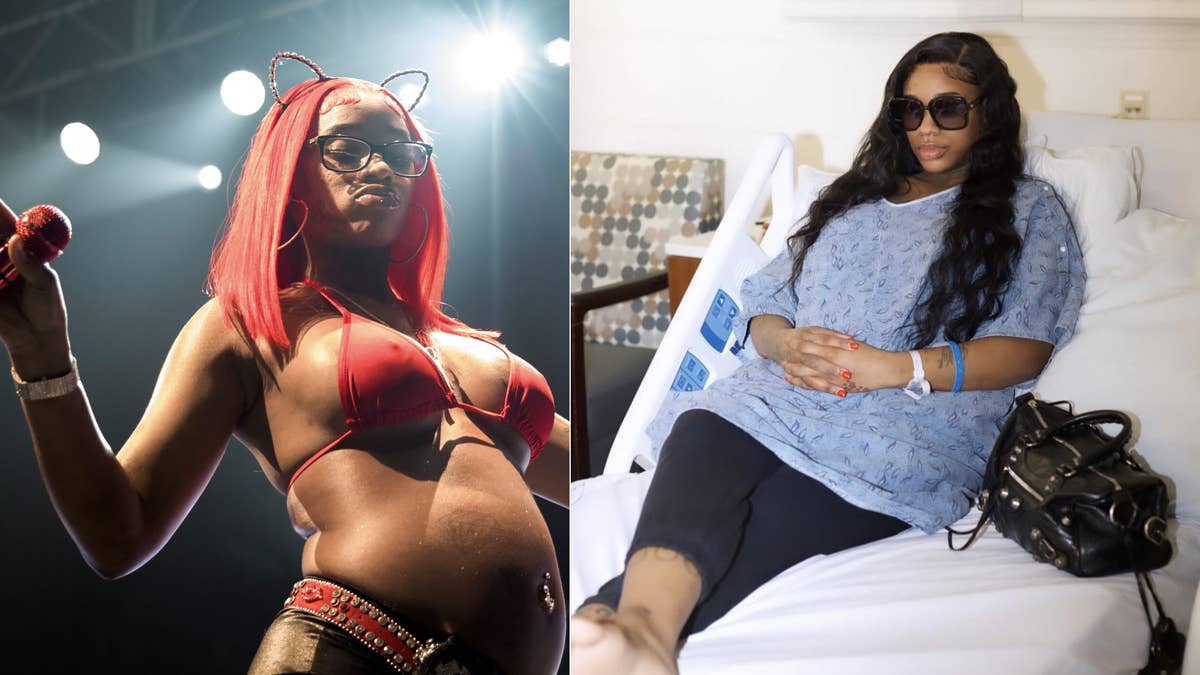 The St. Louis rapper has welcomed her second child.