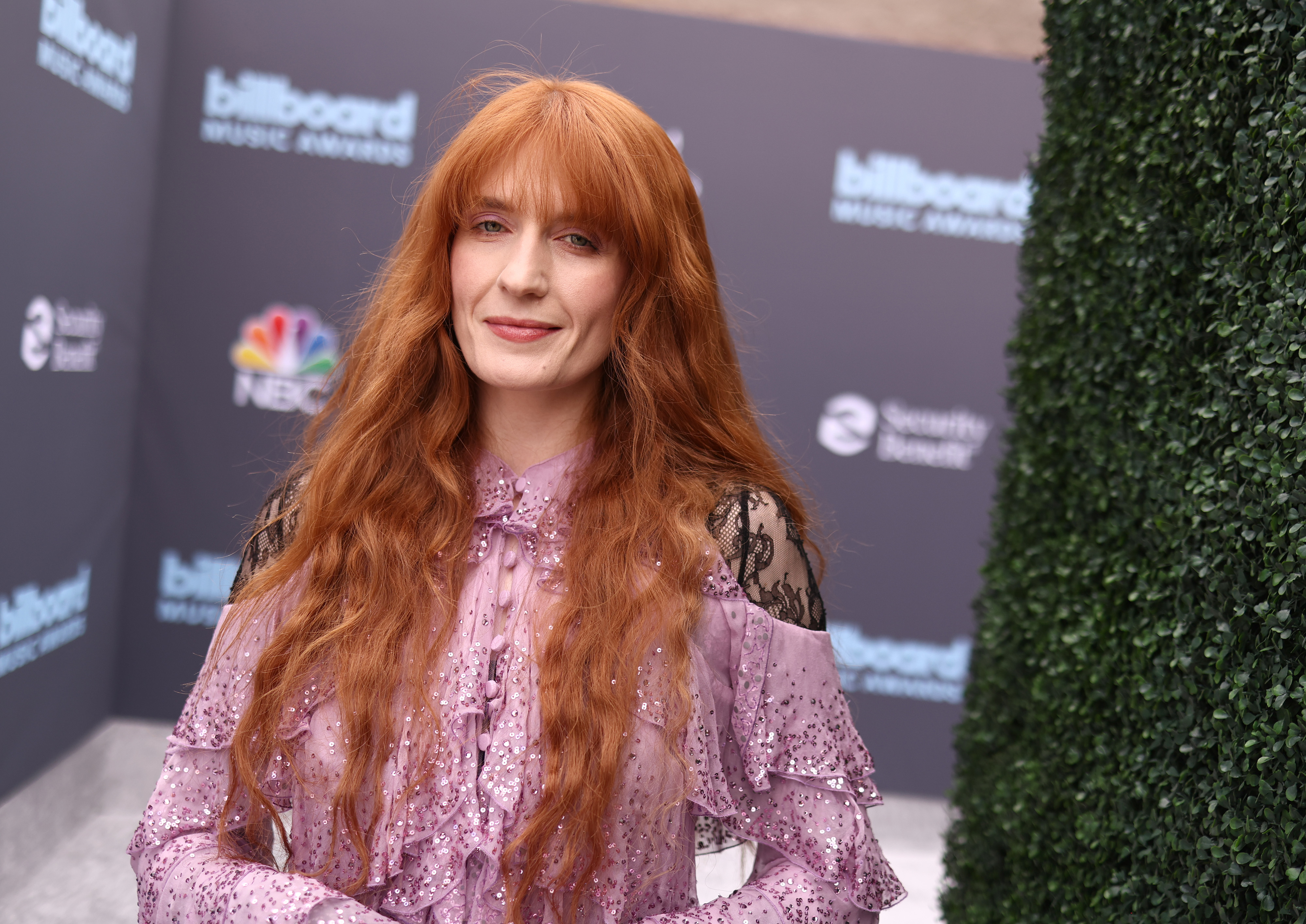 Closeup of Florence Welch
