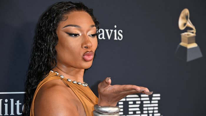 megan thee stallion is seen on red carpet