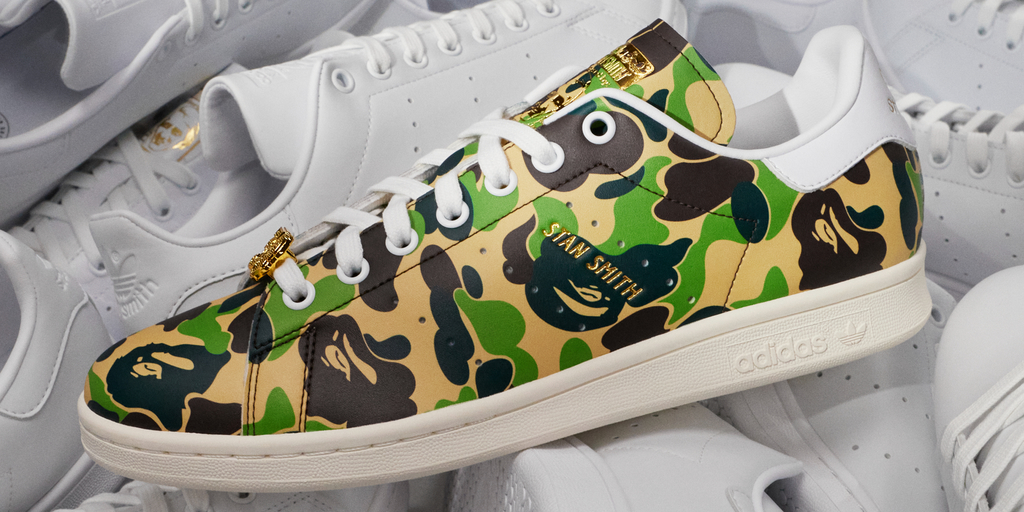 Bape x Adidas Stan Smith ABC Camo February 2024 Release Date