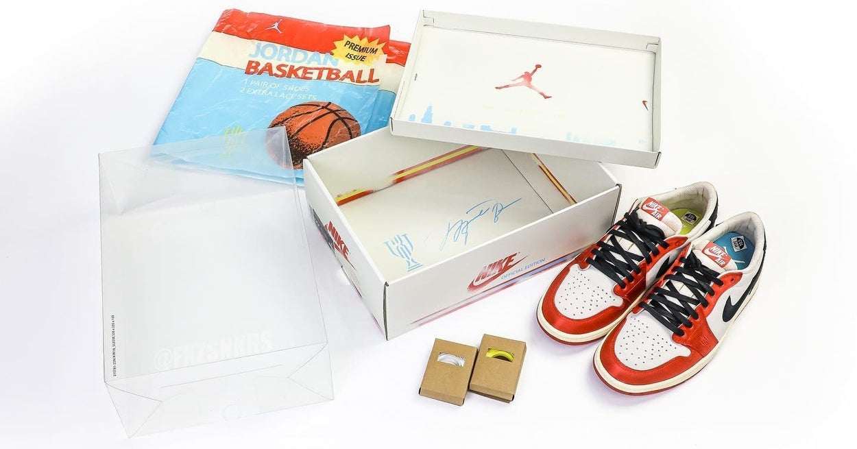 The Trophy Room x Air Jordan 1 Low Comes With Special Packaging