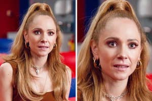 Keeley Jones reaction face from "Ted Lasso"