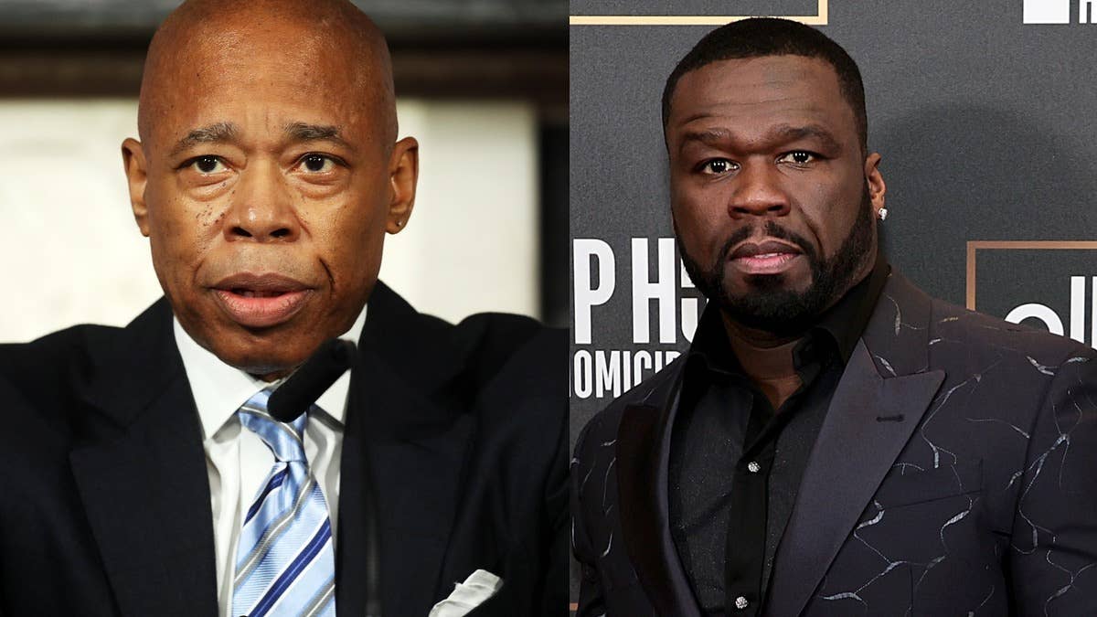 A spokesperson for Adams says the program will save the city "more than $7.2 million annually," but 50 Cent had questions.
