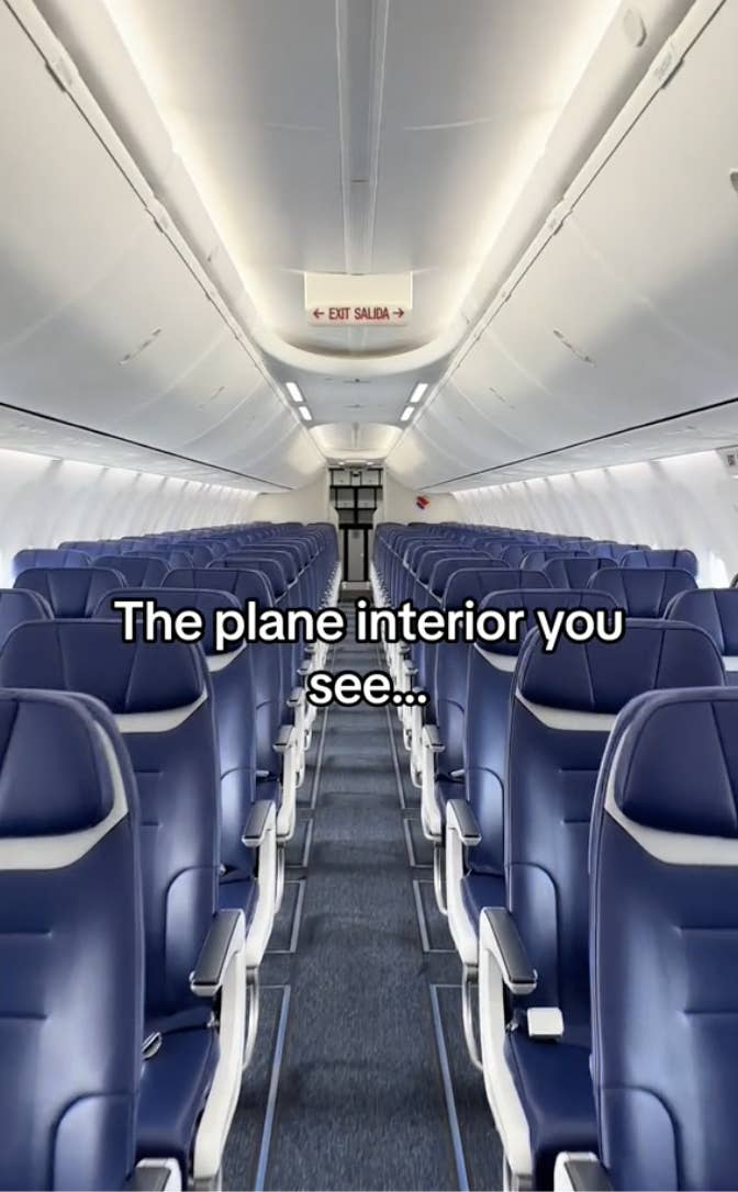 &quot;The plane interior you see...&quot;