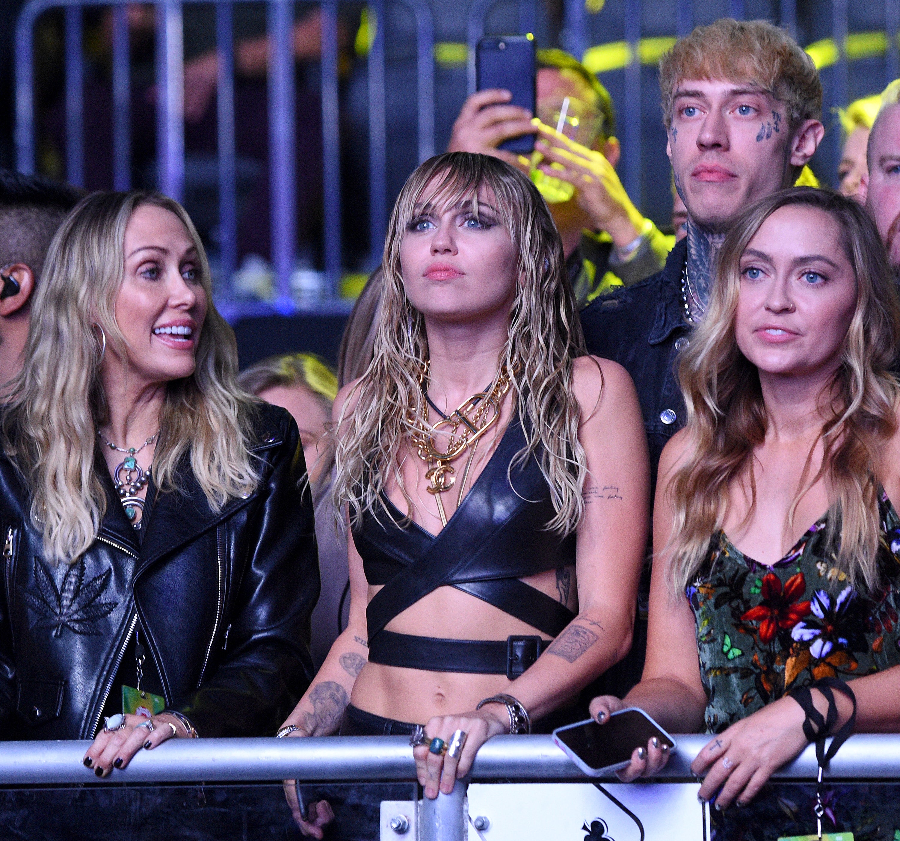 Trish, Miley, Trace, and Brandi