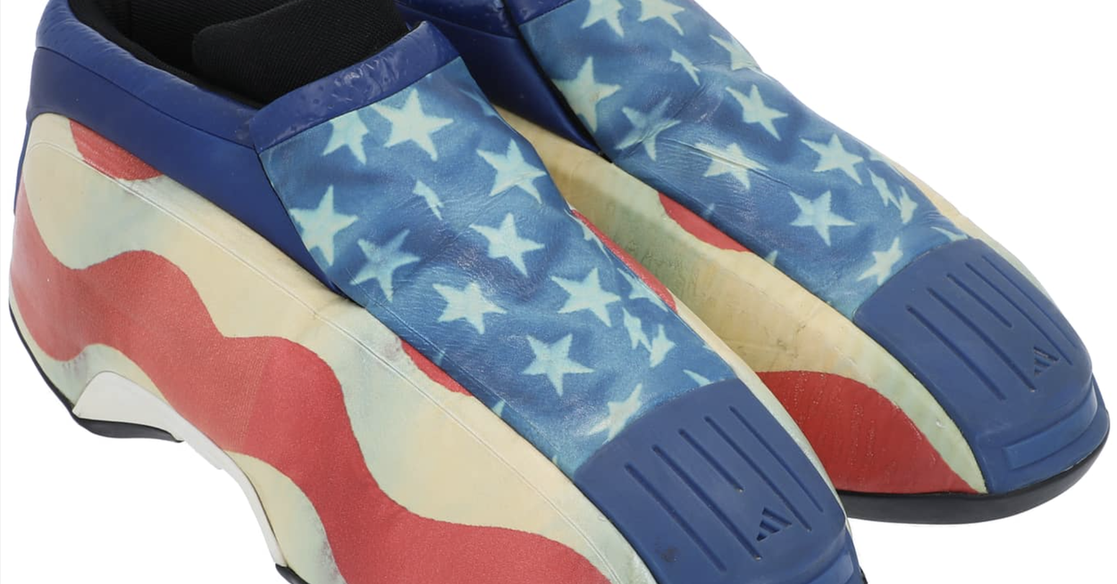 Kobe Bryant's Ultra-Rare Adidas 'USA' Shoes Are Back Up for Auction