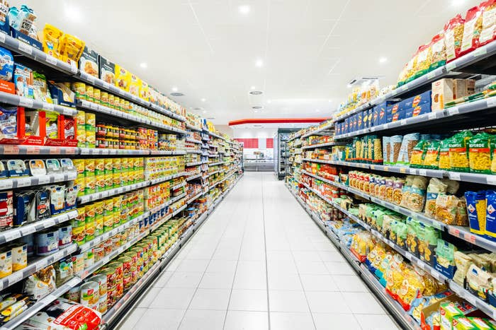 a grocery store aisle