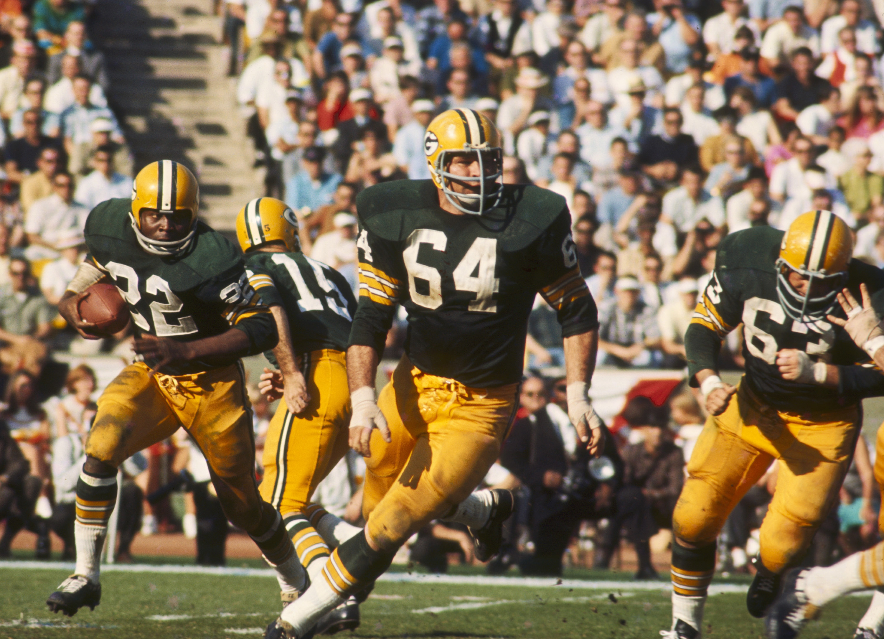 The Green Bay Packers at play