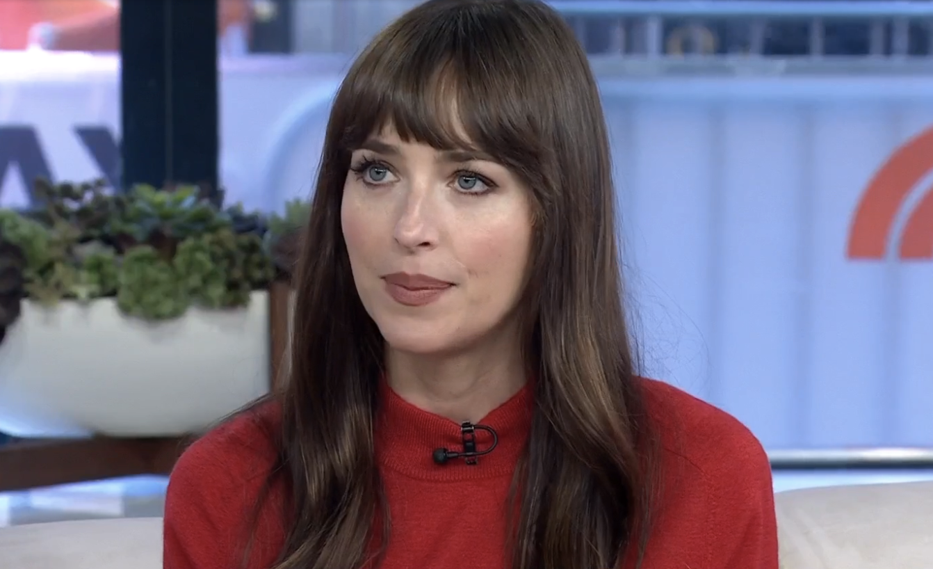 Close-up of Dakota on the Today show