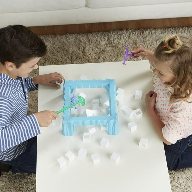 kids playing with Don&#x27;t Break the Ice game