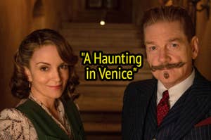 Kenneth Branagh and Tina Fey in "A Haunting in Venice."