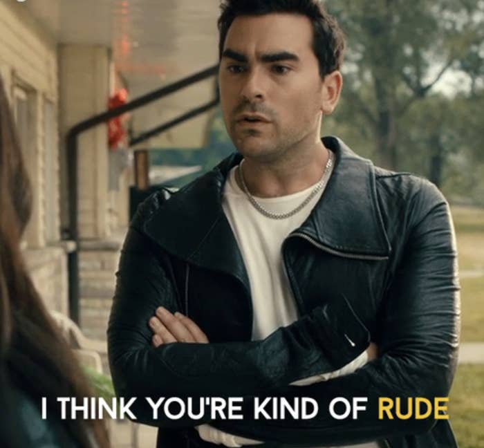 David saying &quot;I think you&#x27;re kind of rude&quot;