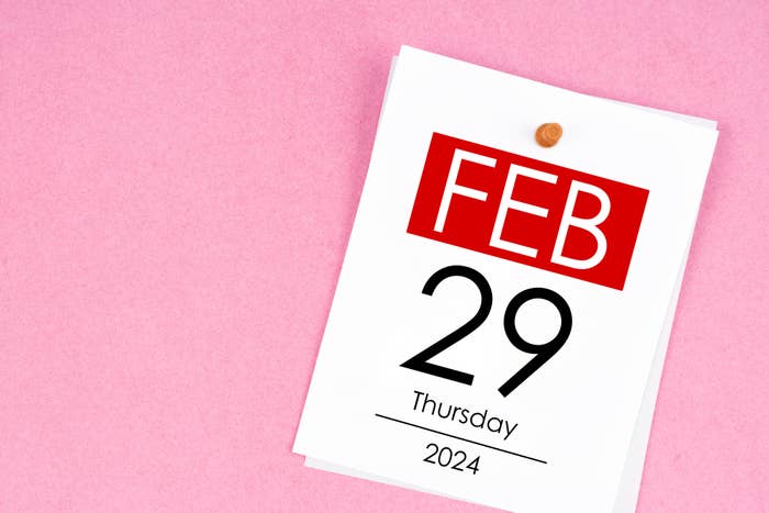 Calendar page for February 29, 2024 highlighting the occurrence of a leap day in the year