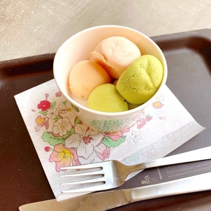 Starbucks（スターバックス）のおすすめスイーツ「もっちりあんボール さくら＆抹茶」