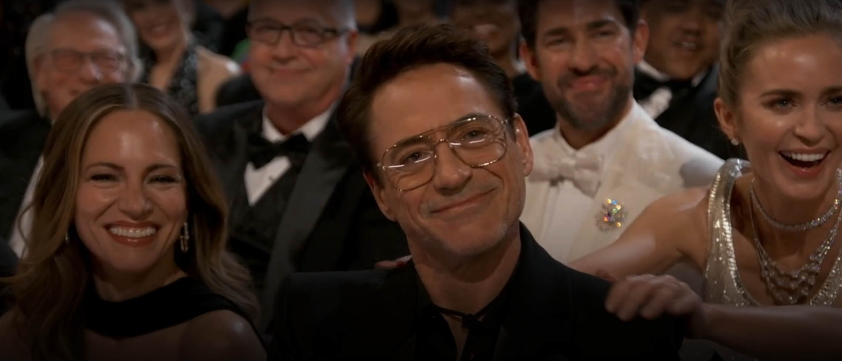 Robert Downey Jr. in the audience at the Oscars
