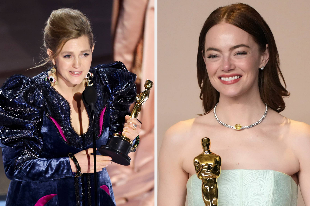 Emma Stone Has Been Called Out After She Apparently Spent The Oscars Production Categories At The Bar With A-List Friends Instead Of Cheering On Her “Poor Things” Colleagues
