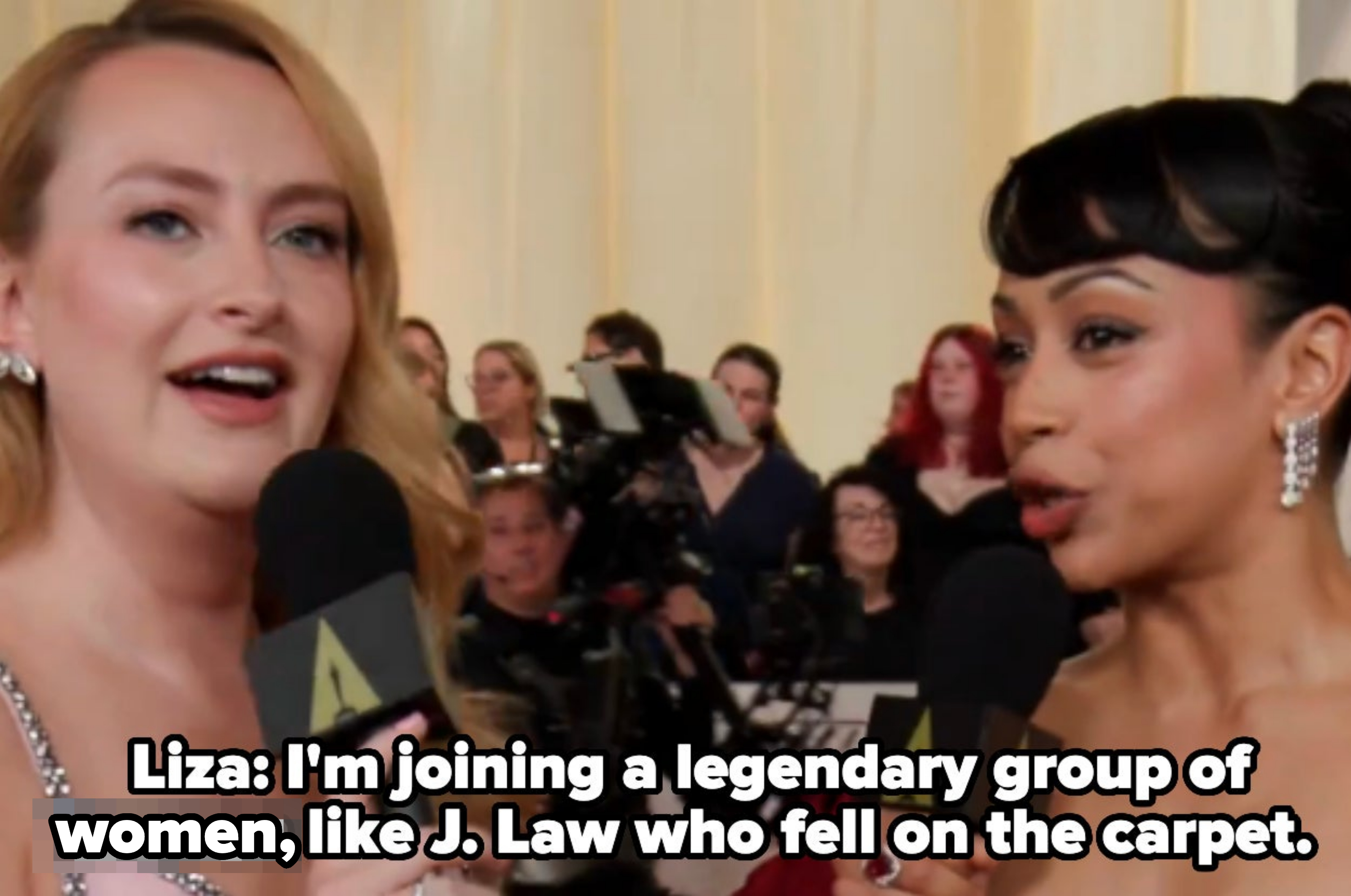 Liza says she&#x27;s joining a legendary group of women like j law