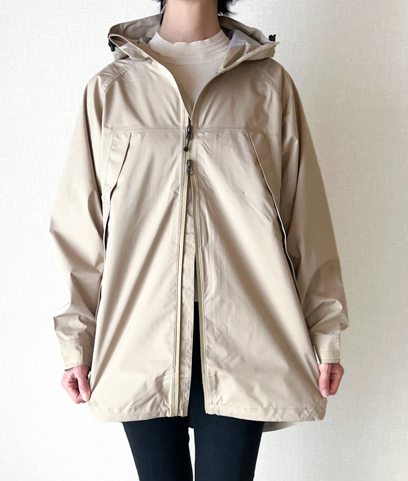 ワークマンのおすすめレインコート「レディースバックタックレインジャケット」