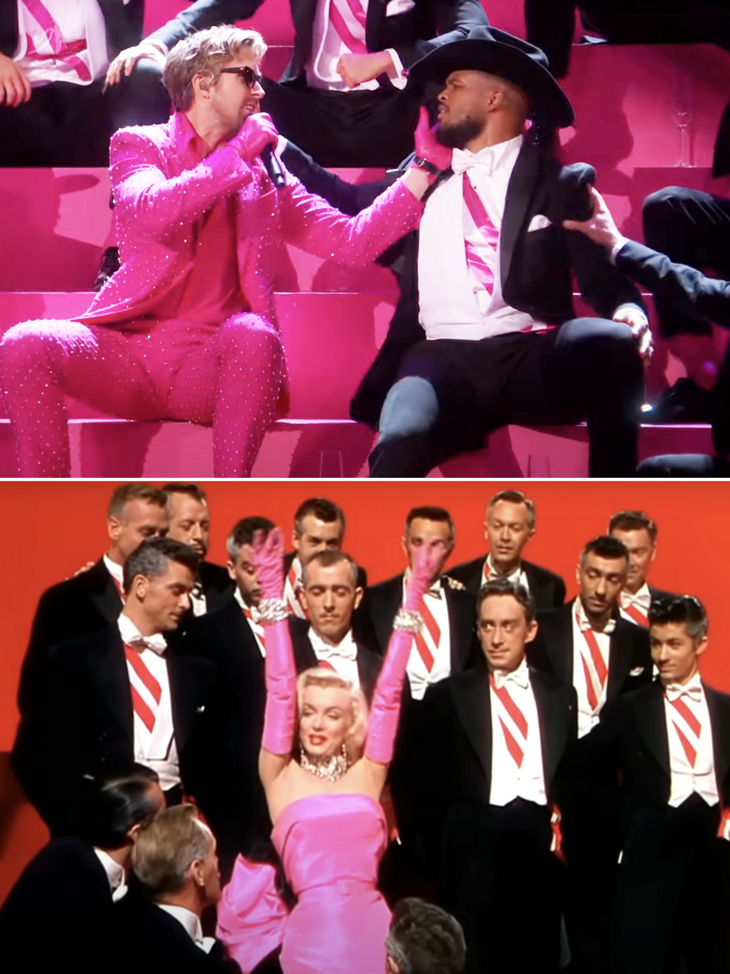 Screenshots from the Oscars and &quot;Gentlemen Prefer Blondes&quot;