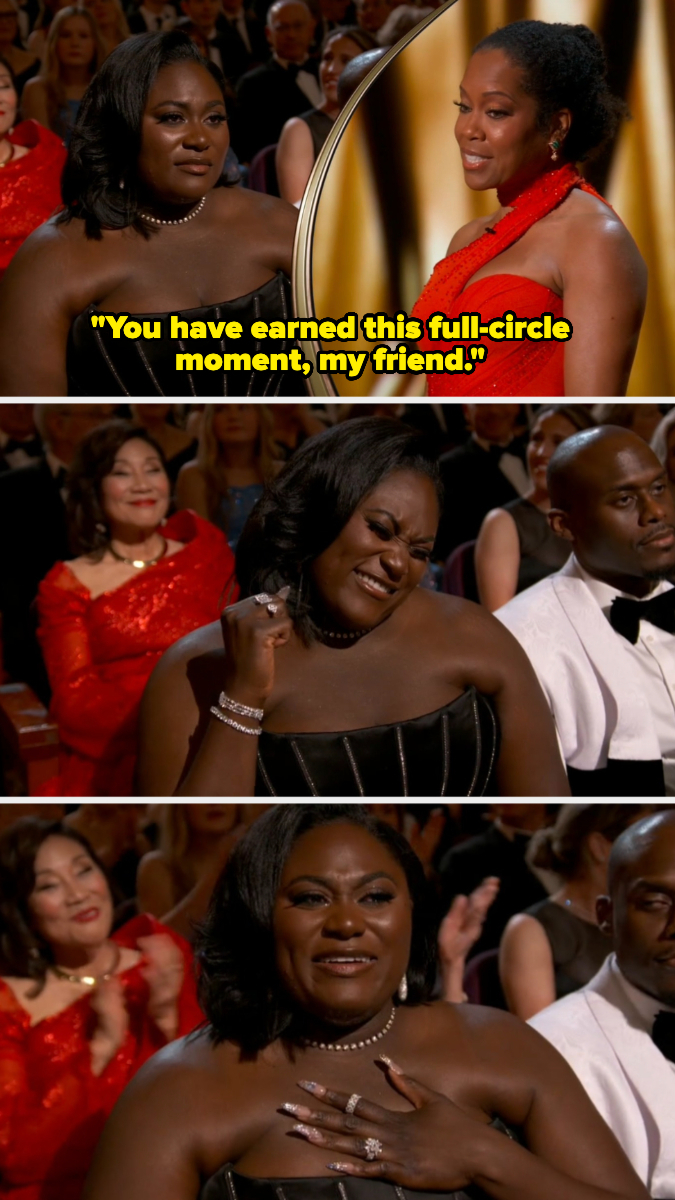 Screenshots from the Oscars