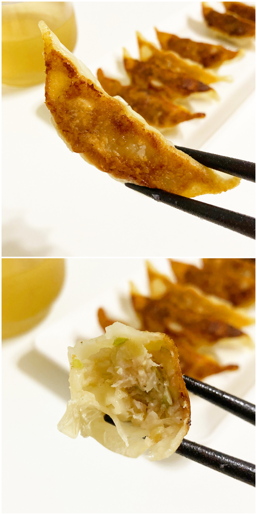 無印良品のおすすめの冷凍食品「にんにく不使用 国産野菜と豚肉の餃子」