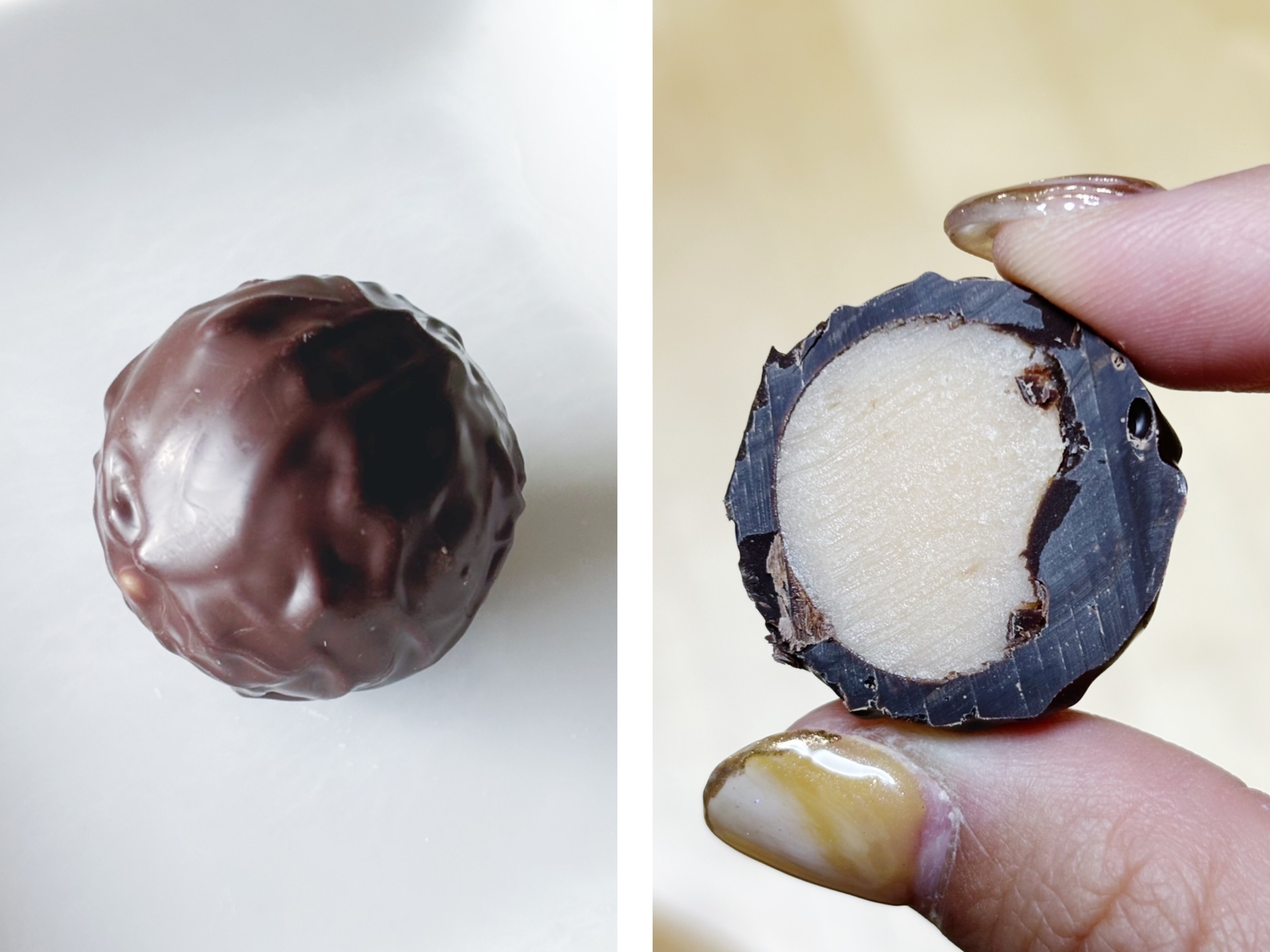 カルディのおすすめスイーツ「ボンボンショコラ ストロベリー 4p」