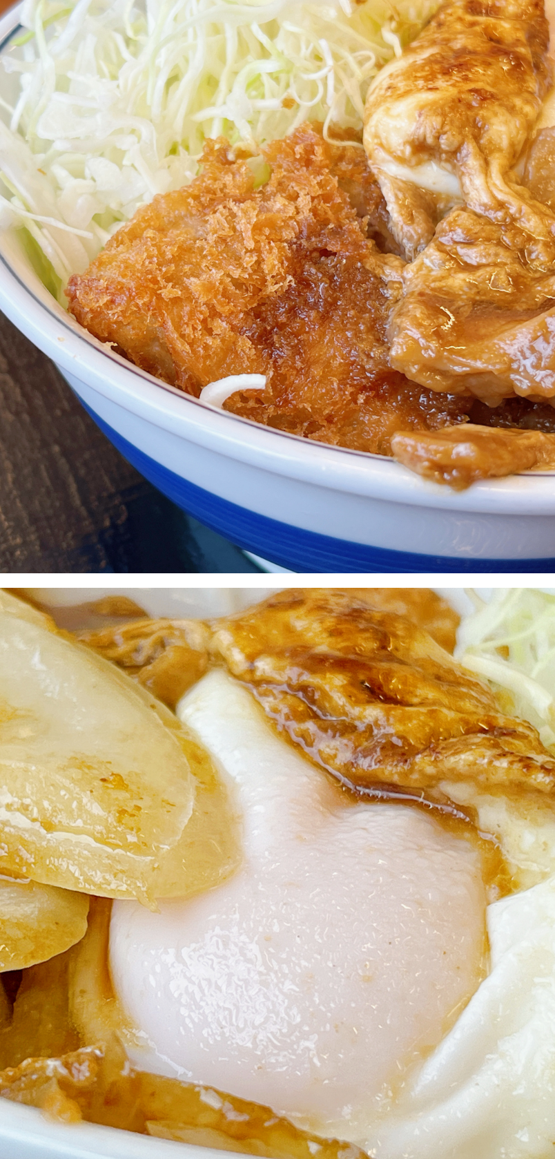 かつやのおすすめメニュー「ホル玉とロースカツの合い盛り丼」