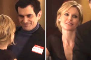 Julie Bowen and Ty Burrell in "Modern Family"