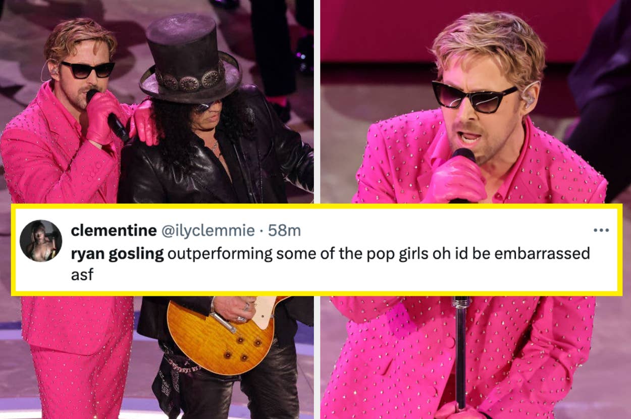 Ryan Gosling's reaction to 'I'm Just Ken' award win goes viral - Dexerto