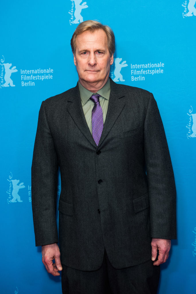 Jeff in a dark suit standing before a Berlinale backdrop