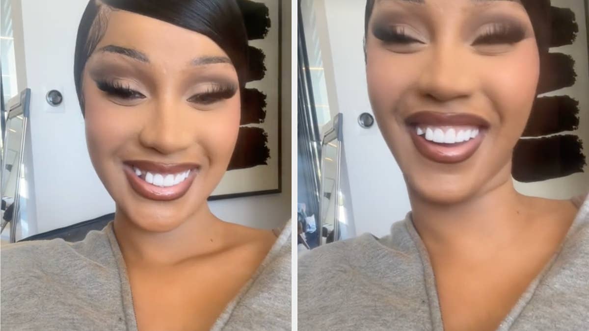 In a new TikTok, Cardi B teased her new single, "Enough (Miami)" and hilariously showed off her missing tooth.