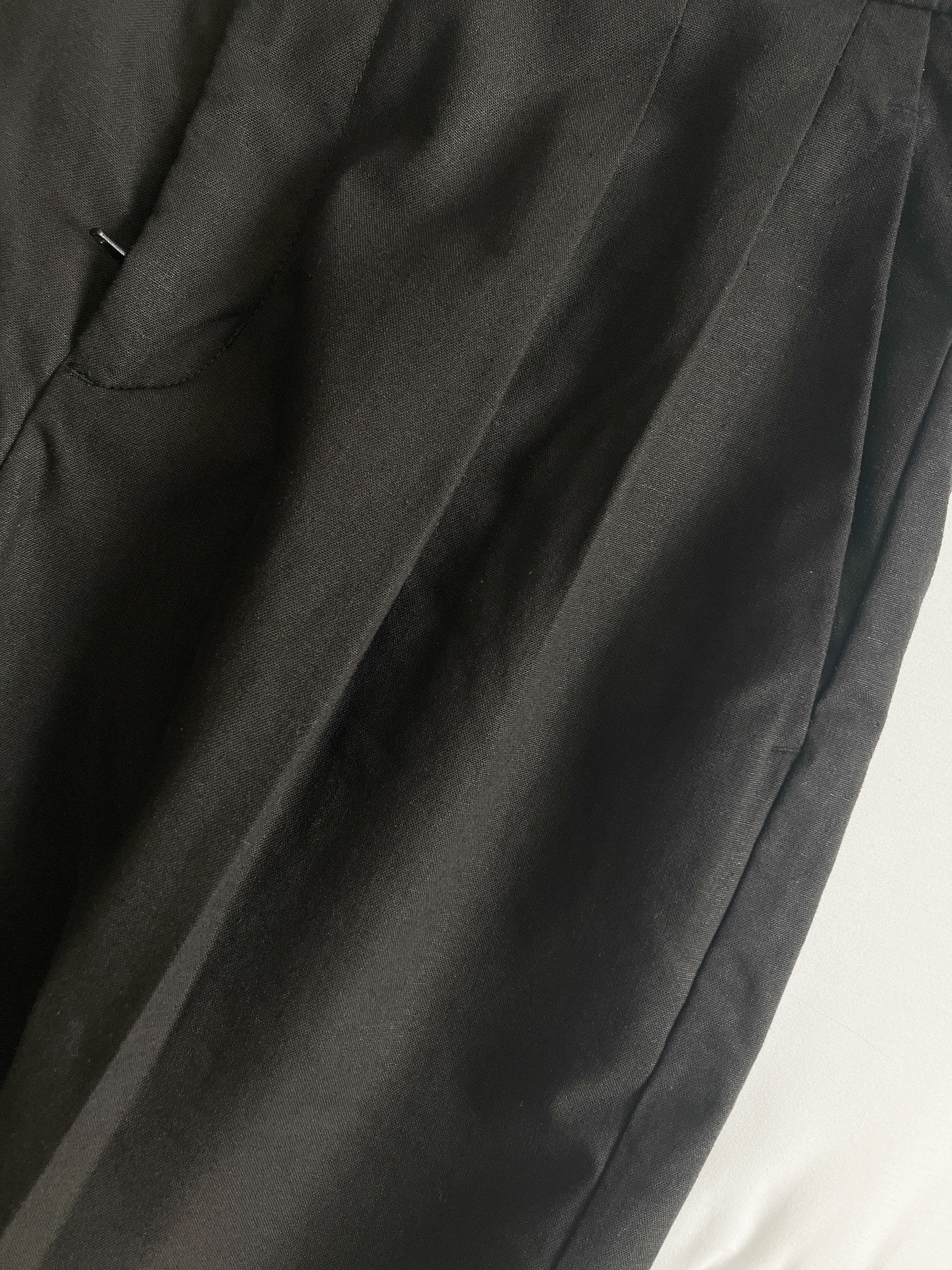 GU(ジーユー)のおすすめボトムス「リネンブレンドタックワイドパンツ(丈標準70.0~74.0cm)」