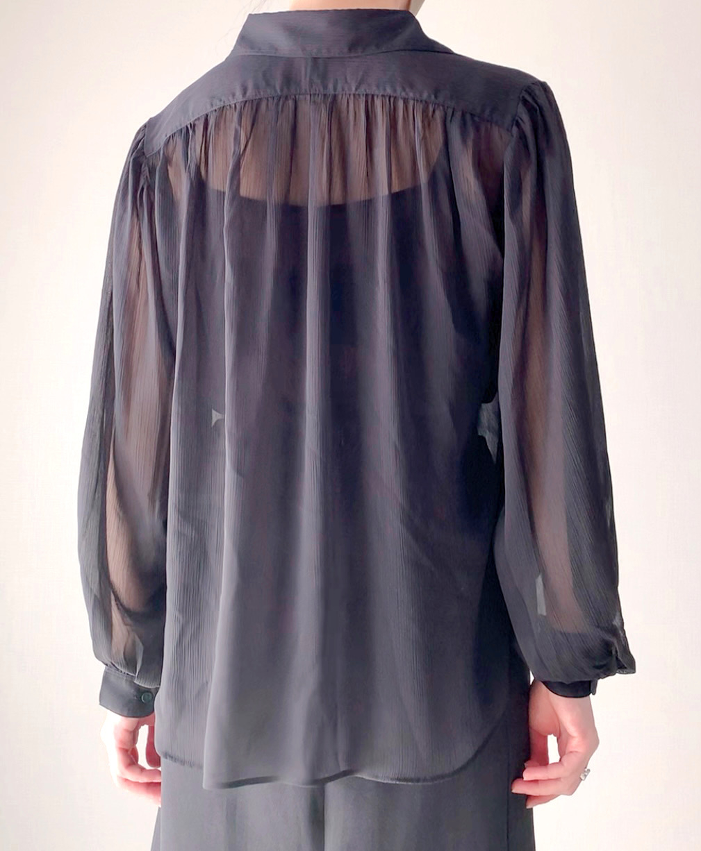 UNIQLO : Cのおすすめアイテム「シアーボリュームブラウス(長袖)」