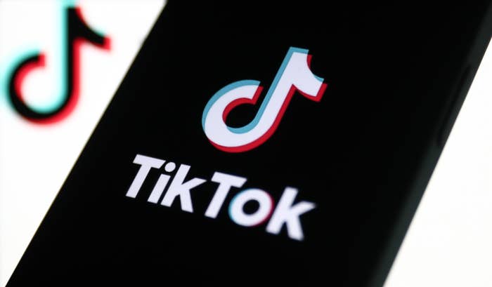 TikTok logo displayed on a smartphone screen, indicating the app&#x27;s relevance in pop culture