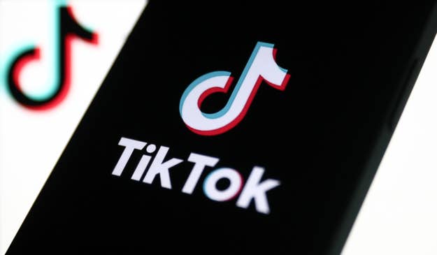 TikTok logo displayed on a smartphone screen, indicating the app's relevance in pop culture