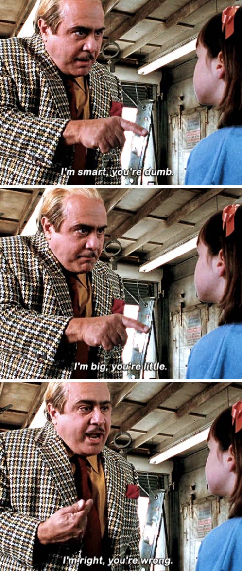 Danny DeVito in &quot;Matilda&quot;