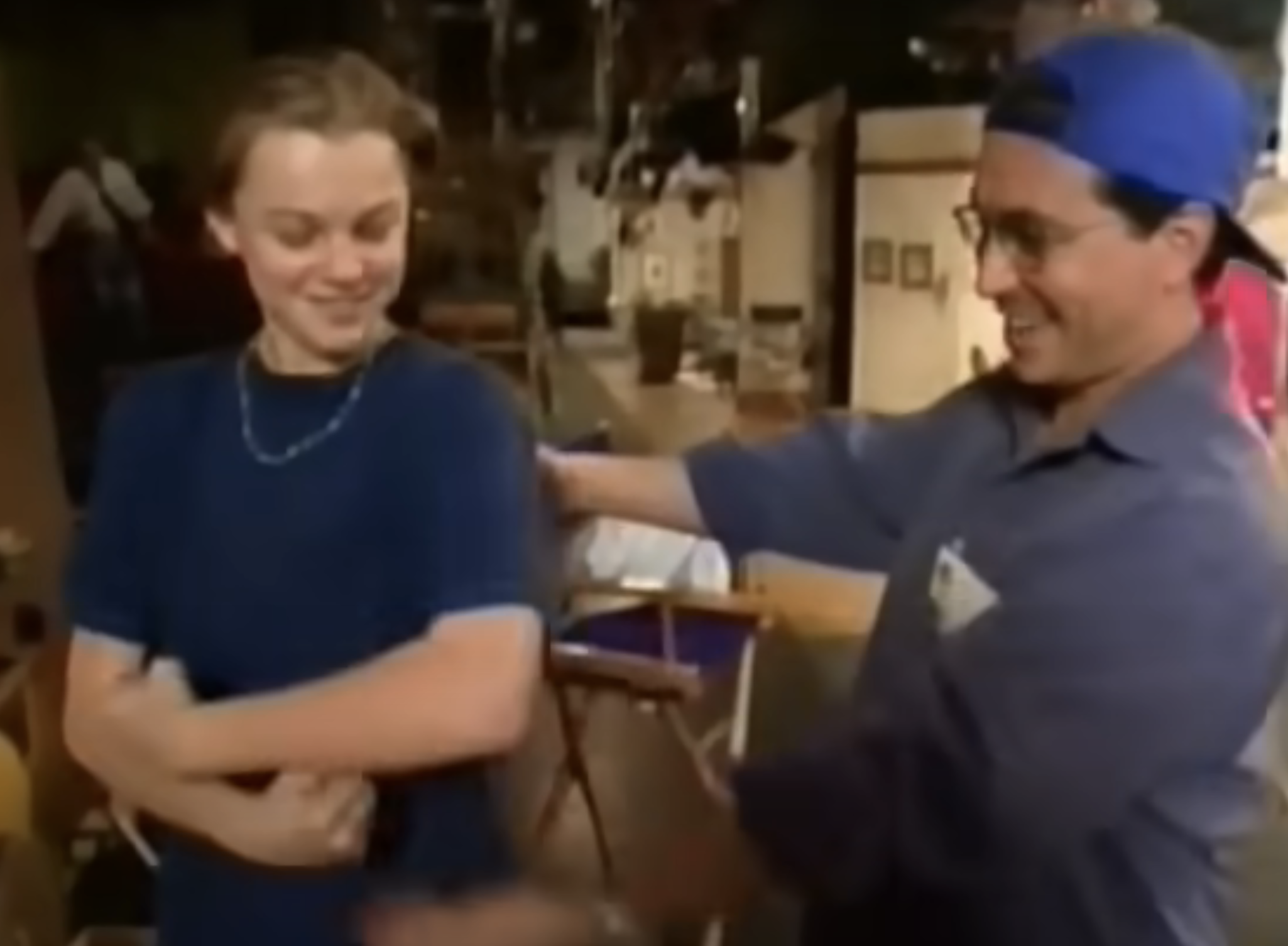 Brian Peck and Leonardo DiCaprio in 1991