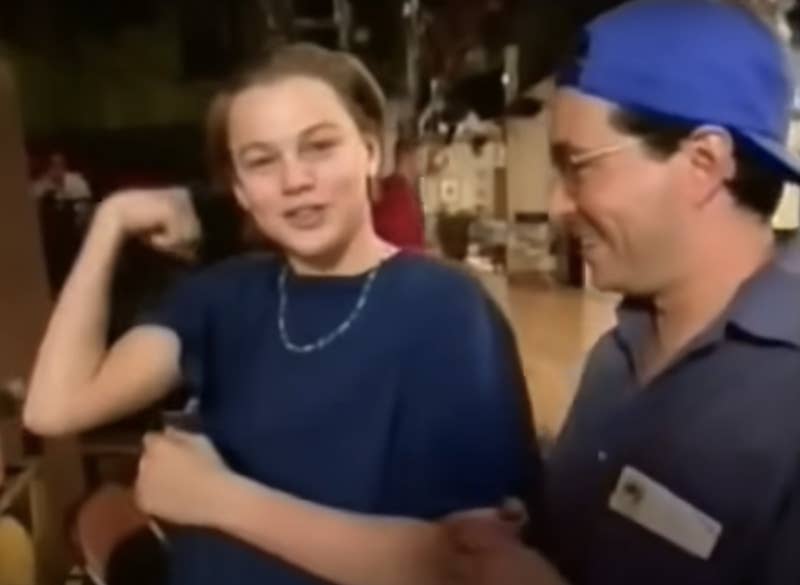 Brian Peck and Leonardo DiCaprio in 1991