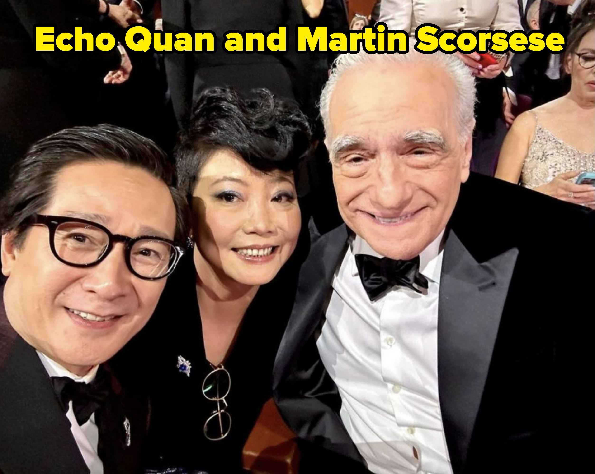 Echo Quan and Martin Scorsese and Ke Huy Quan