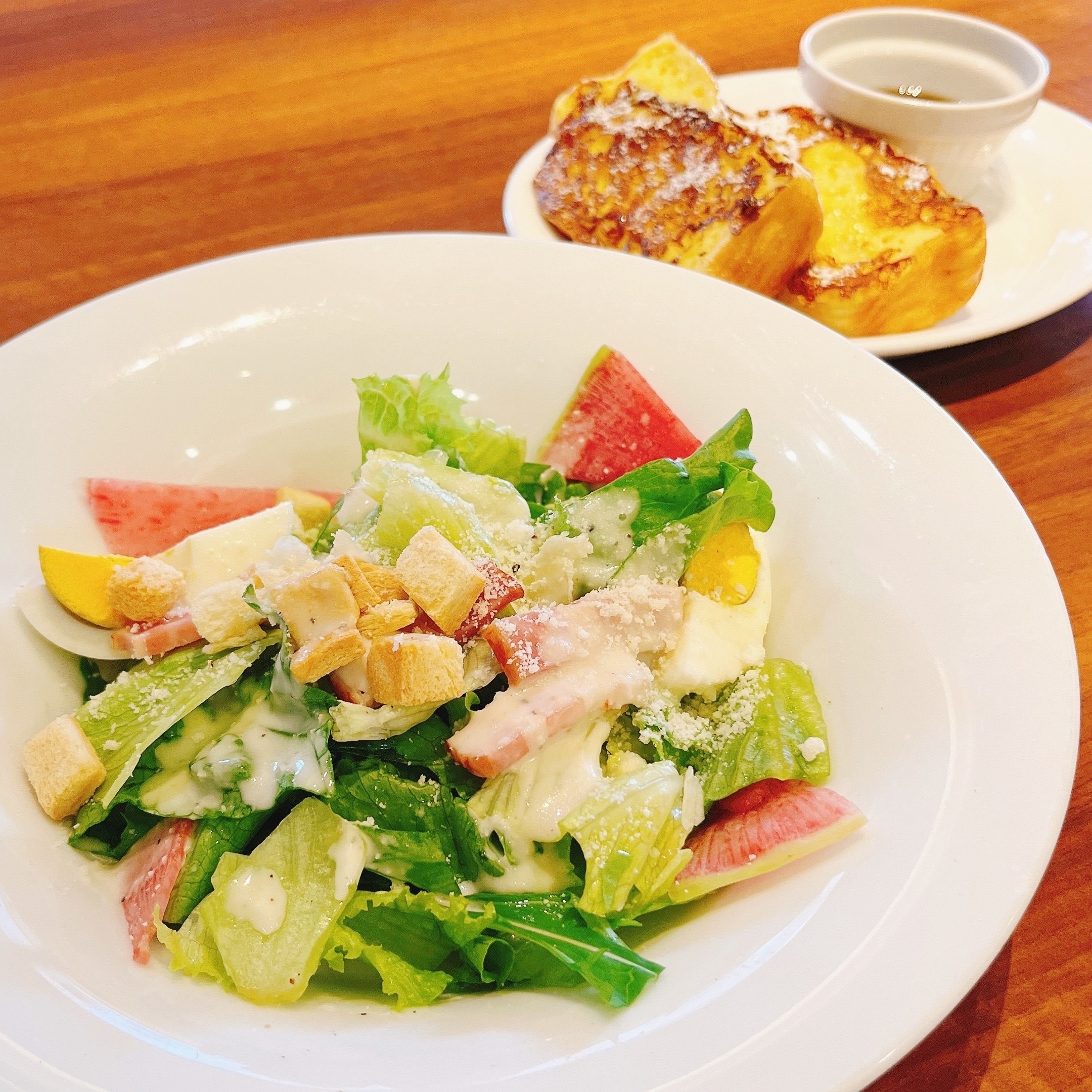 Dennys(デニーズ)のおすすめのモーニングメニュー「セレクトモーニング(シーザーサラダモーニング)」