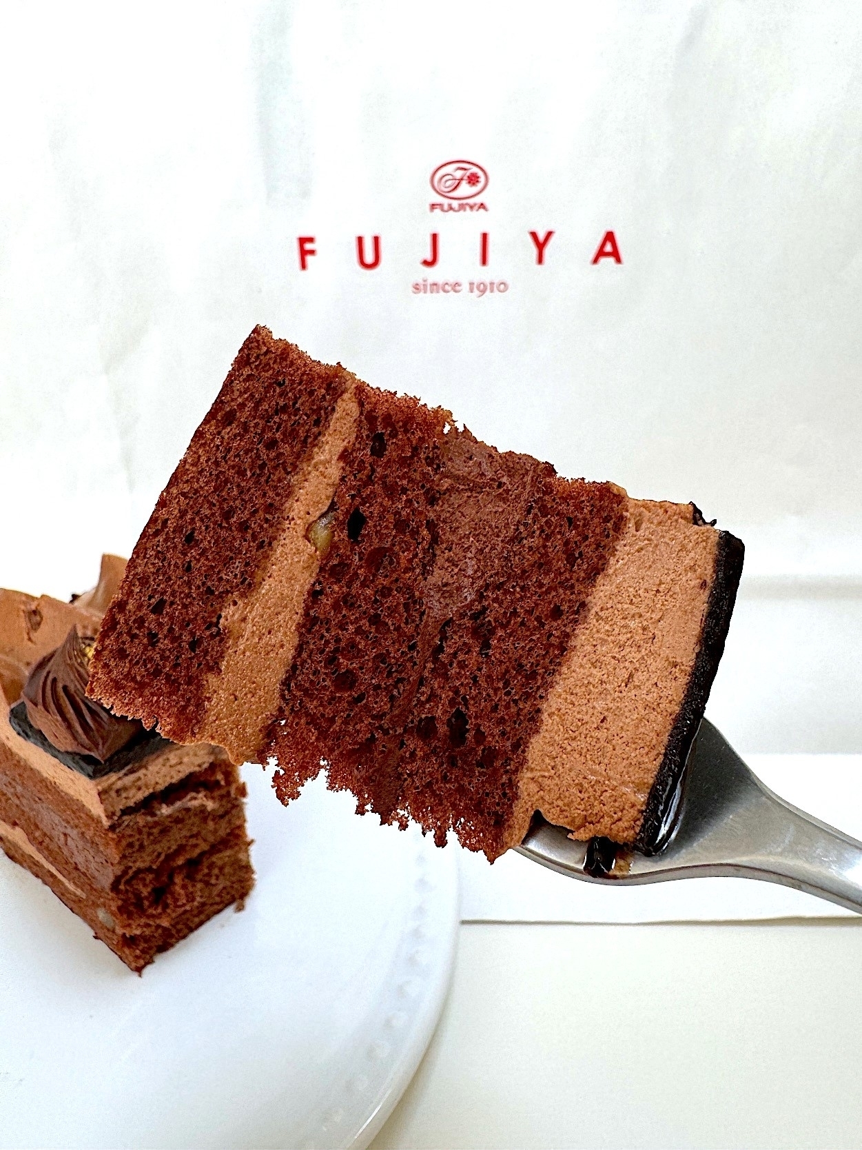 不二家のおすすめケーキ「プレミアムチョコ生ケーキ」