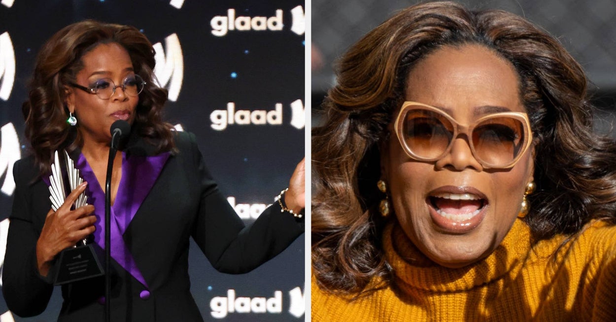 Oprah Unsuccessfully Tried To Save A Presenter From Falling As