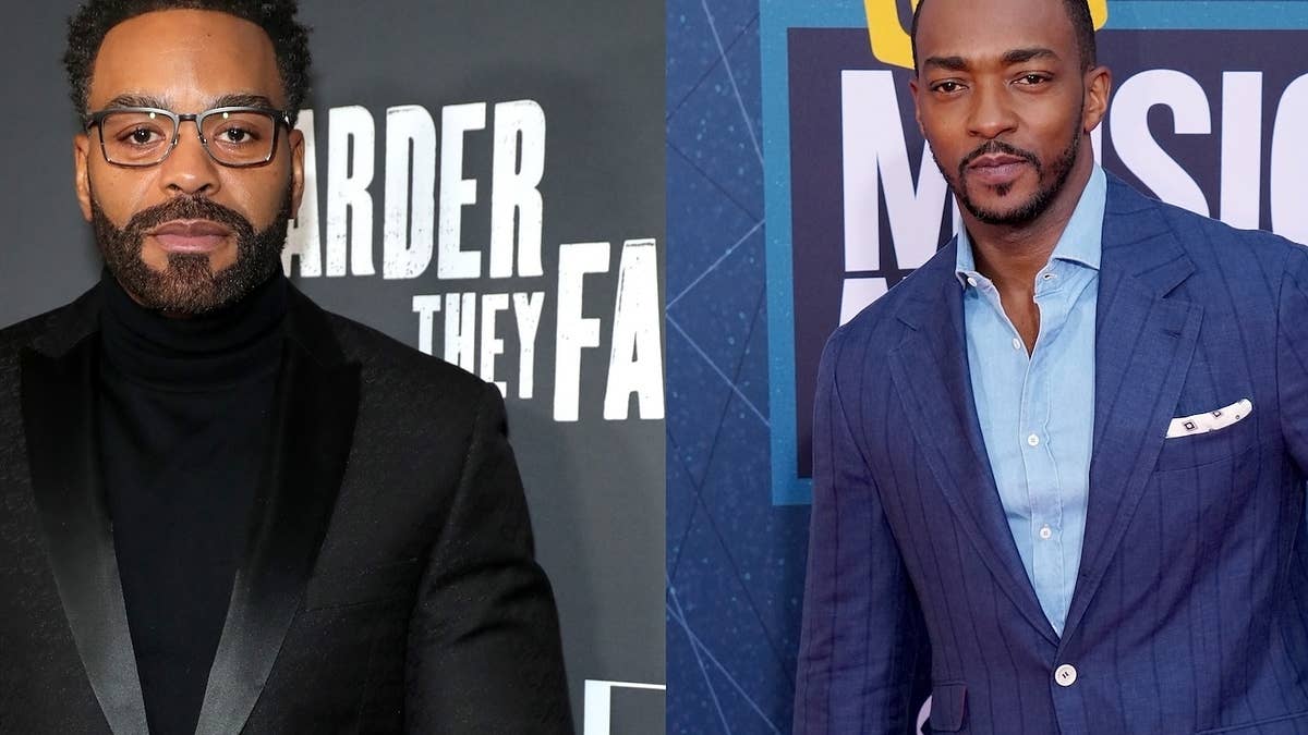 The Wu-Tang rapper made sure to praise Mackie's acting, saying the 'Captain America' star "deserves all the accolades that he gets."