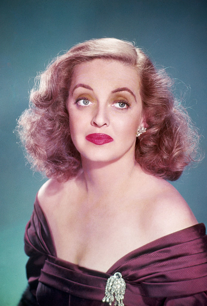 Closeup of Bette Davis